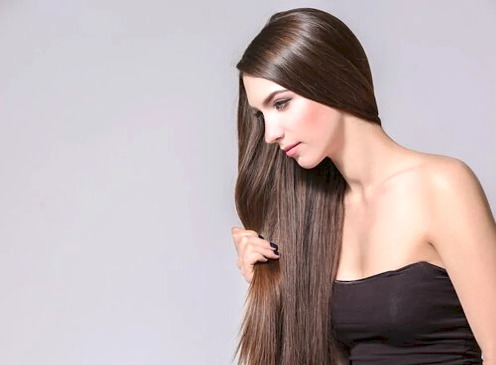 Beautiful smooth hair