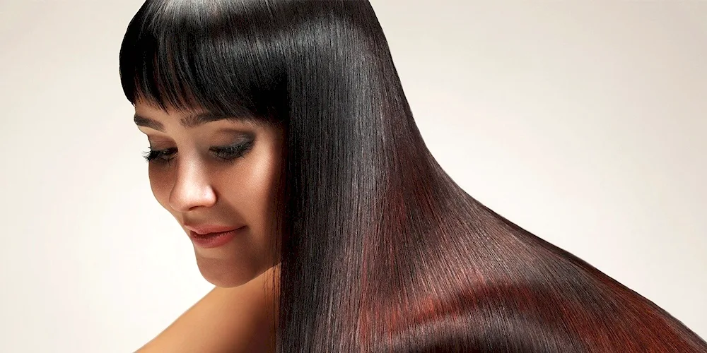 Beautiful smooth hair