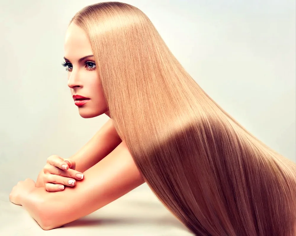 Beautiful smooth hair