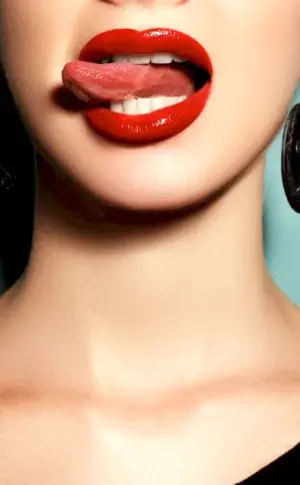 Beautiful lips of girls