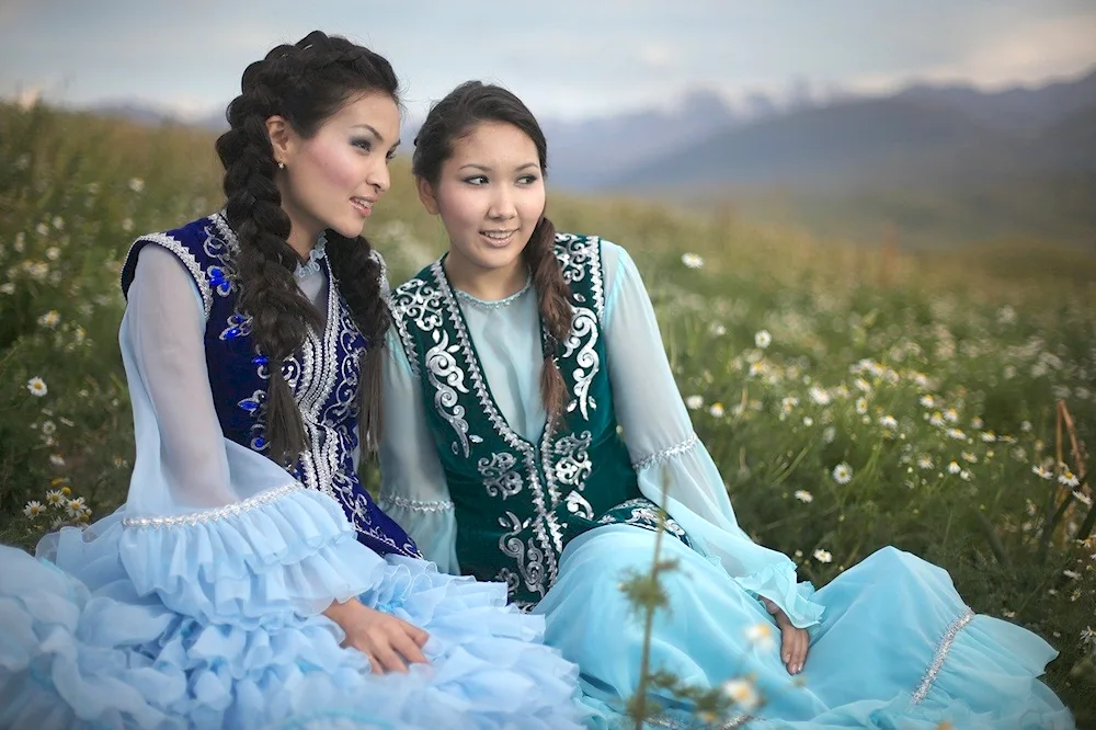 Beautiful Kazakh girls