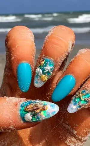 Beautiful summer nails