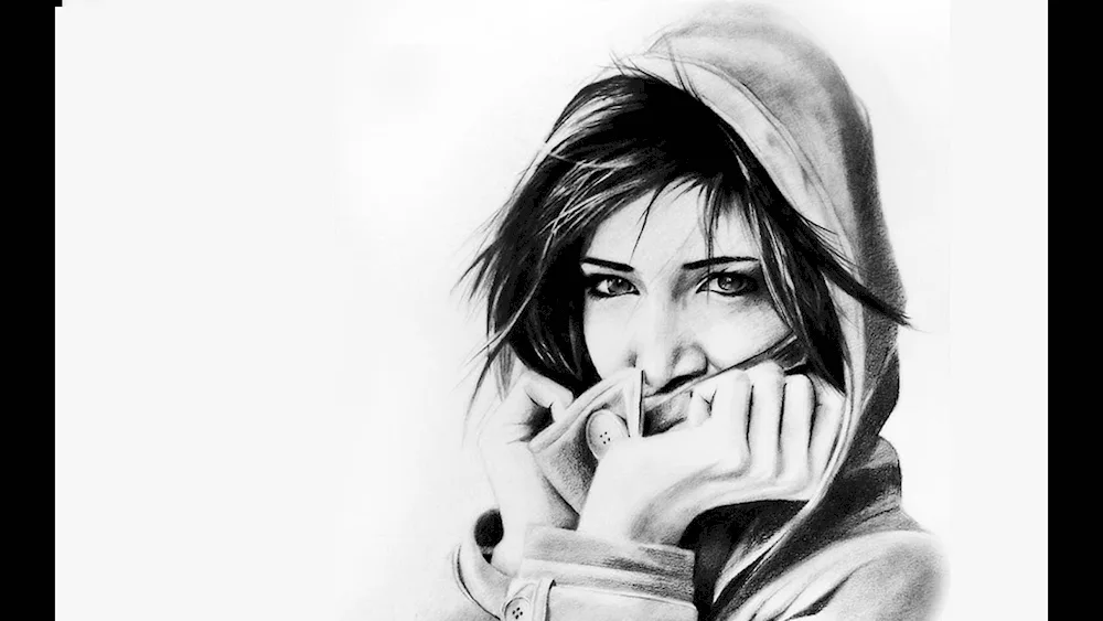 Drawings for sketching a girl