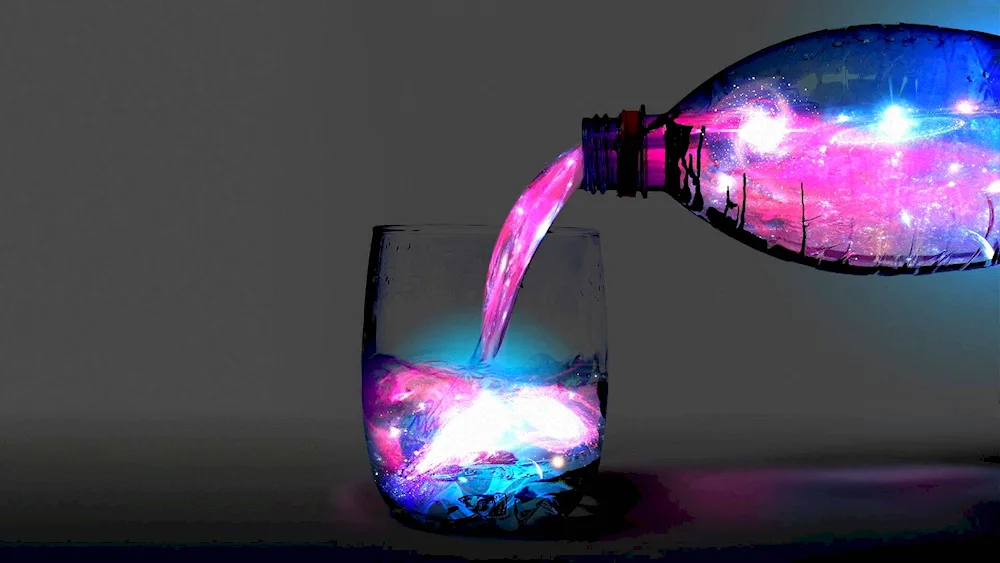 Beautiful wallpaper with water
