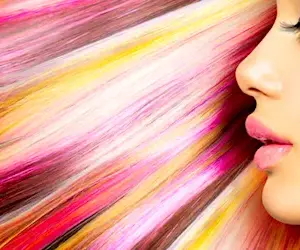 Beautiful coloured hair