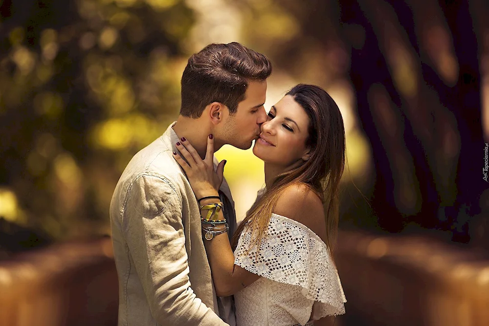 Beautiful kiss