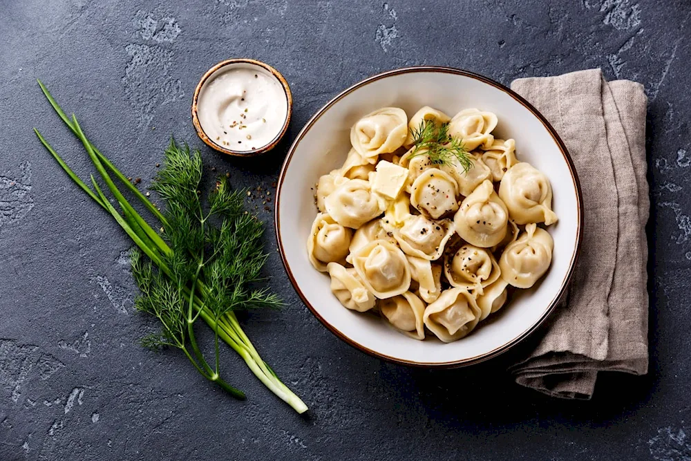 Homemade semi-finished dumplings