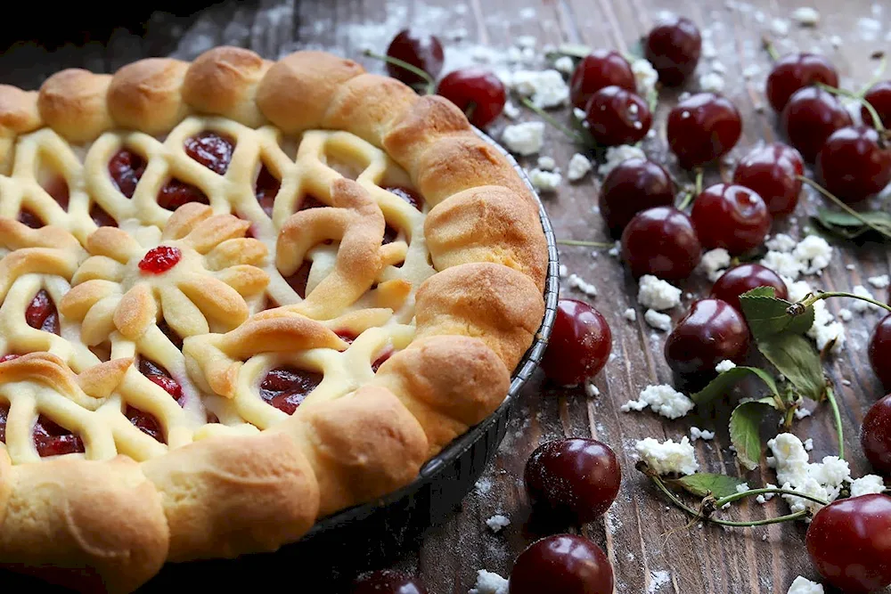 Beautiful yeast pies