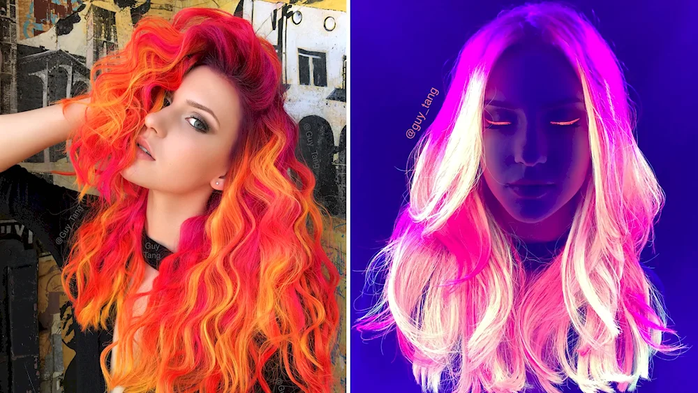 Summer hair colouring