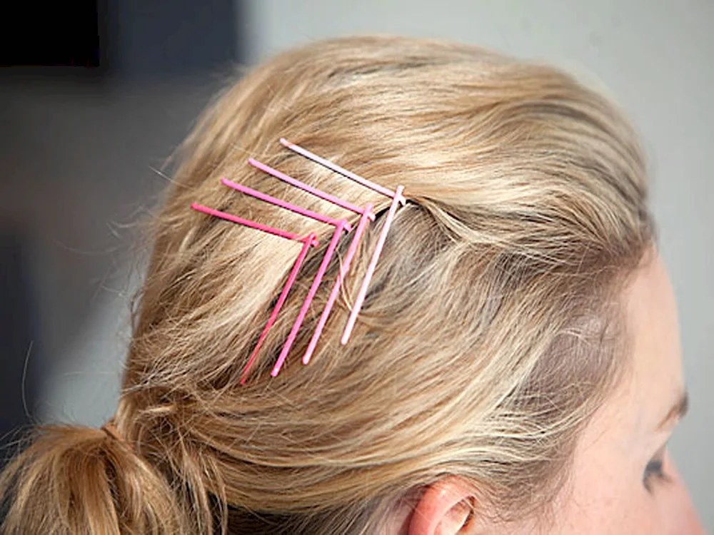 Hairstyles with hairpins