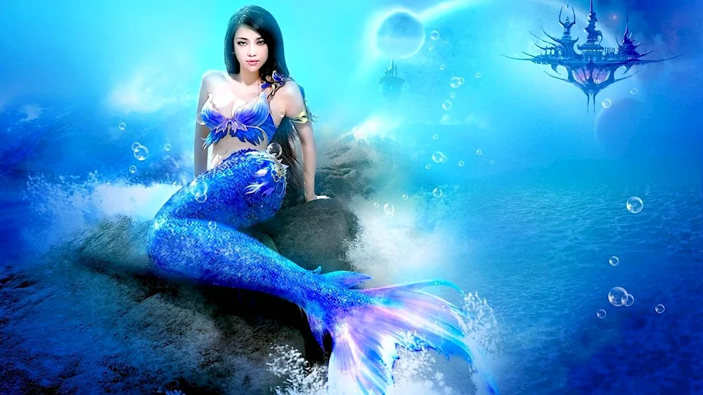 Beautiful mermaids