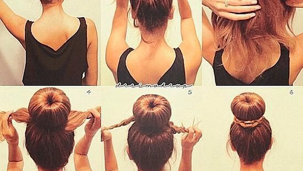 Bouffle hairstyles for medium hair