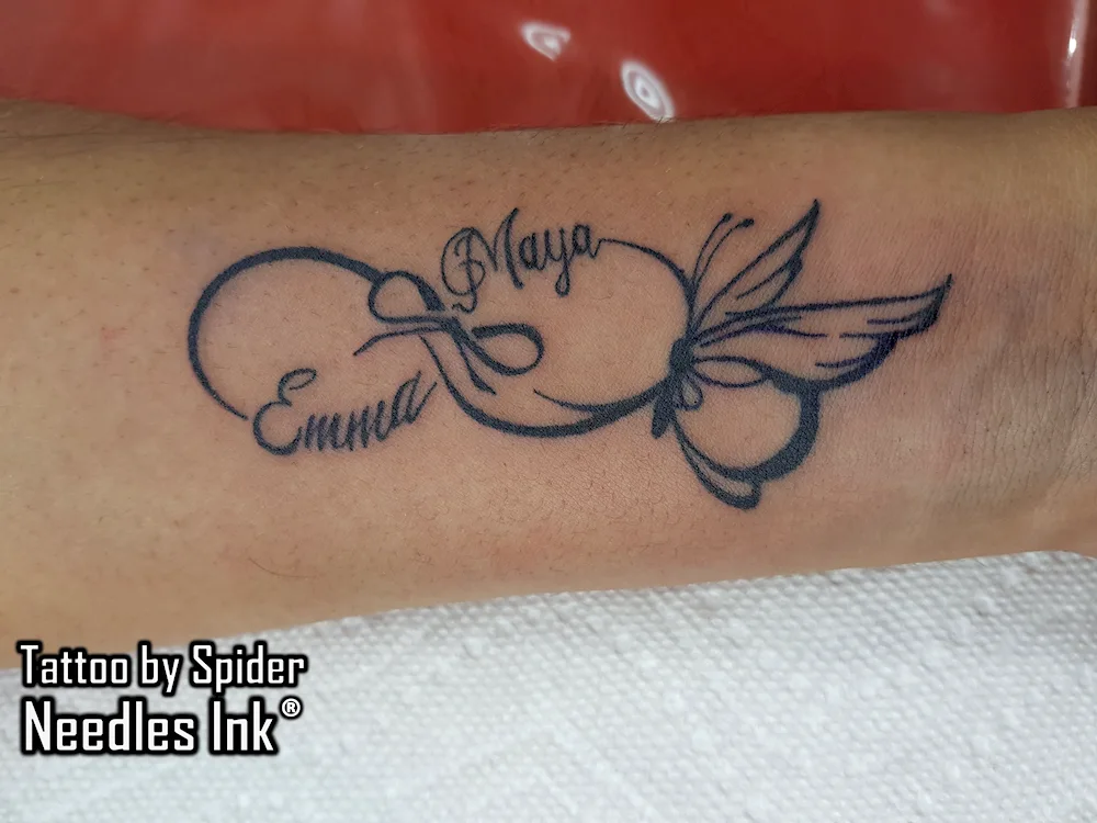 Children's names tattoos