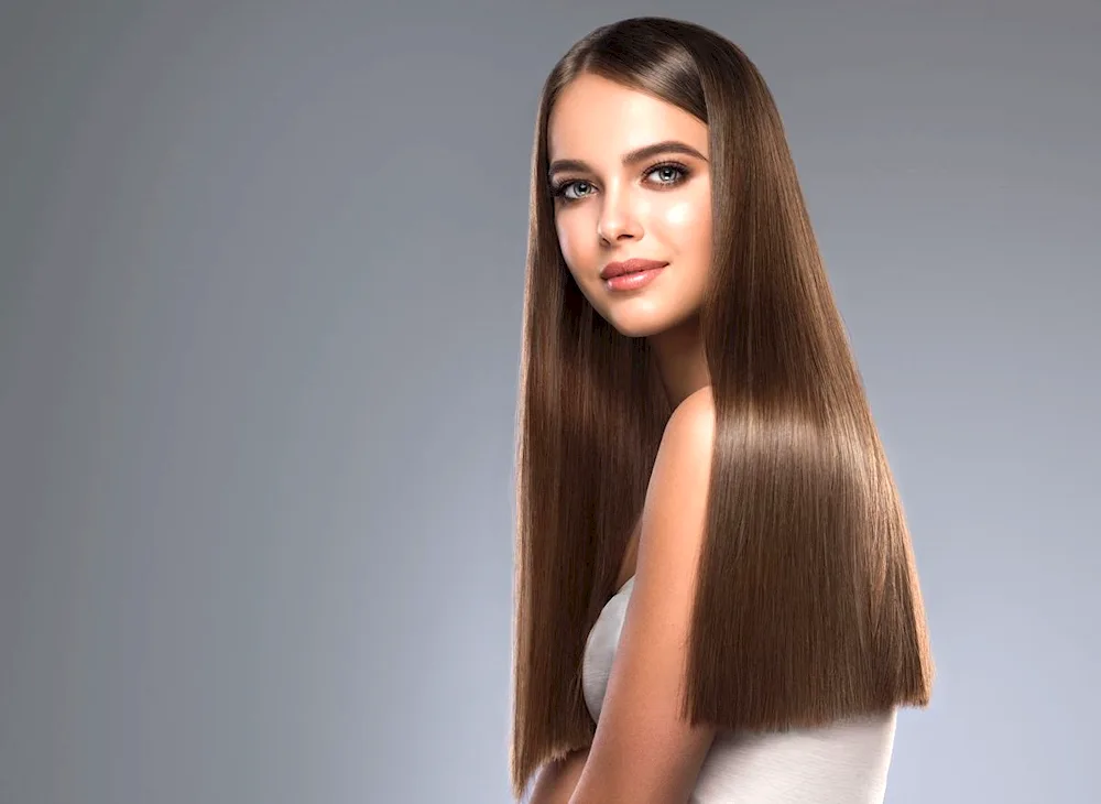 Sleek hair