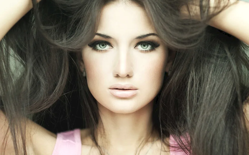 Beautiful brunette hair