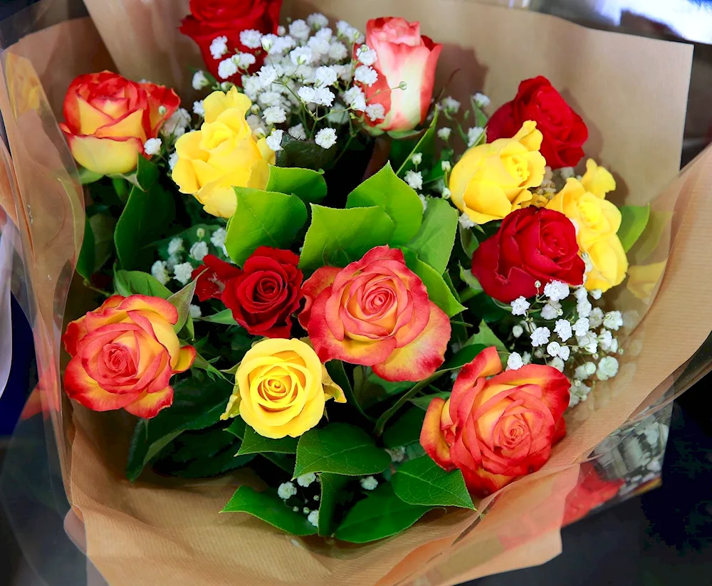 Beautiful white bouquet