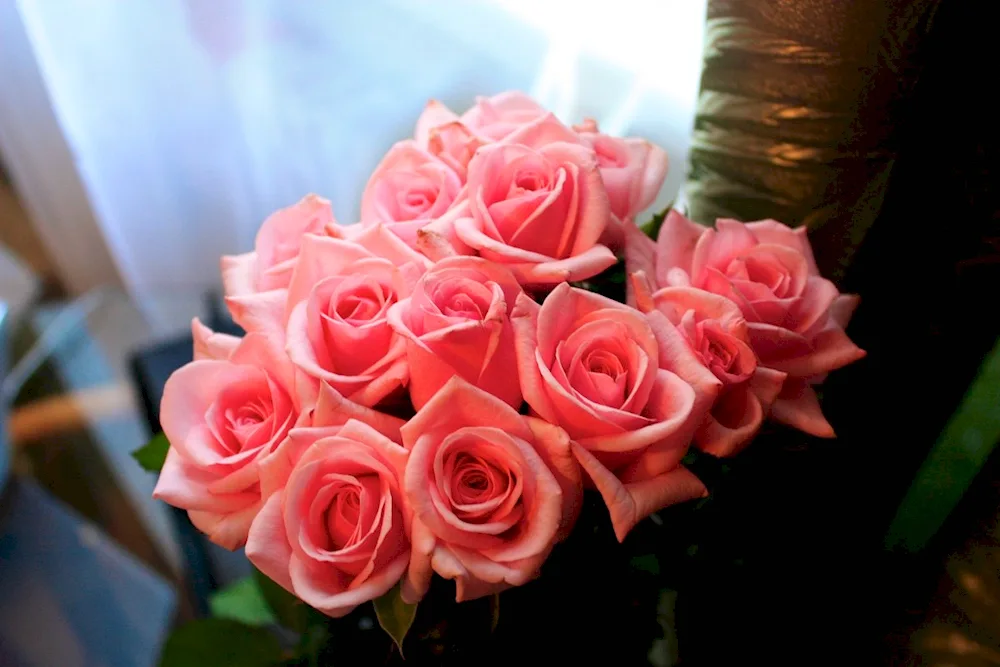 Bouquet of flowers at home