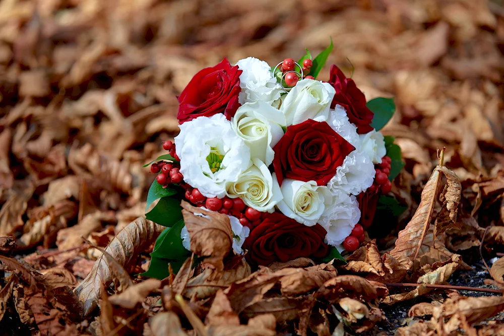 Red rose bouquet