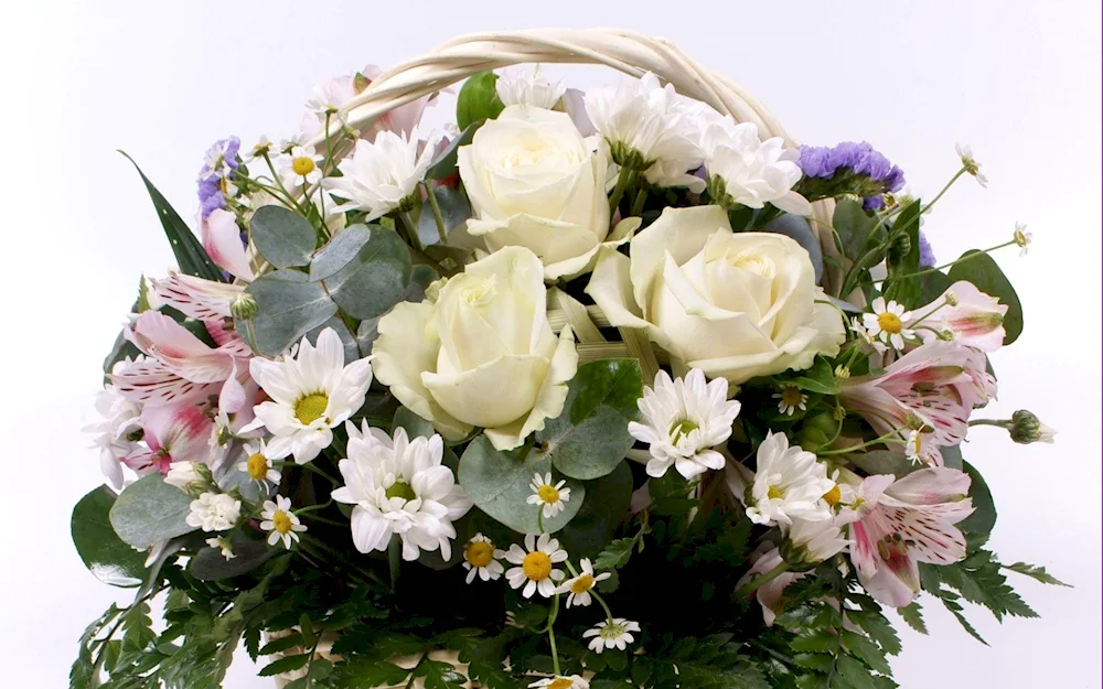 Fresia flower bouquet