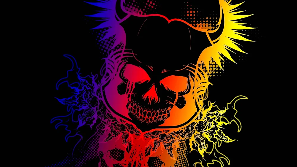 Beautiful skull