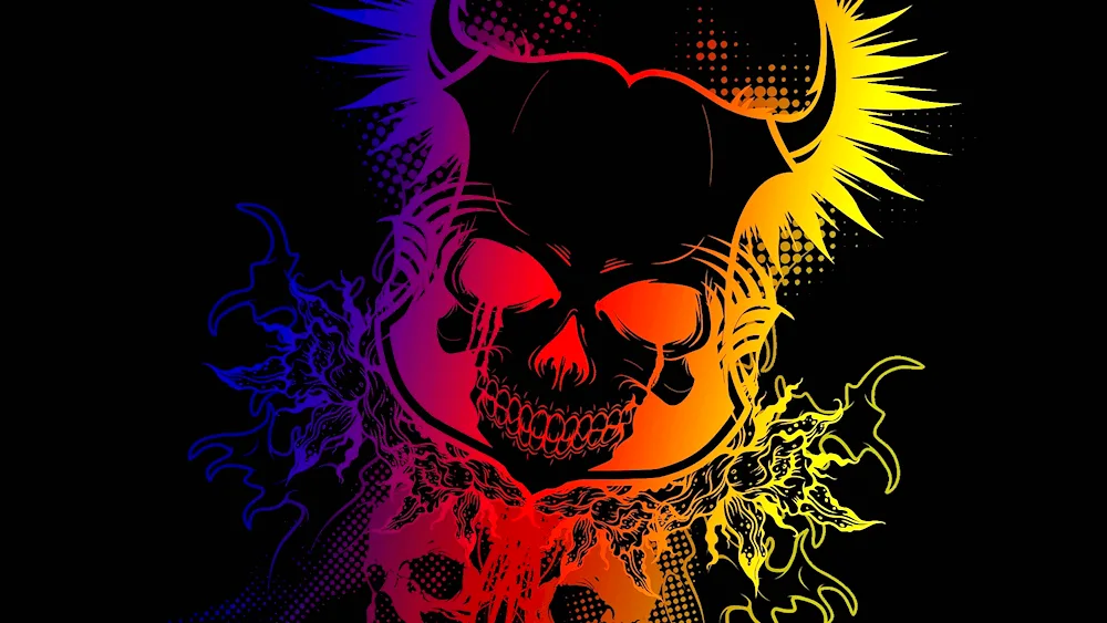 Skull for screensaver