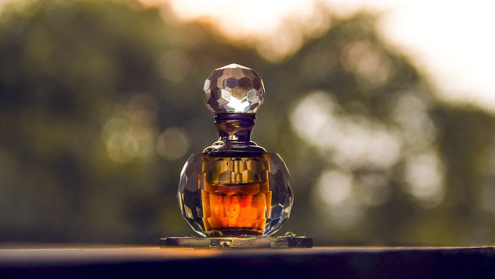 Beautiful perfume bottle