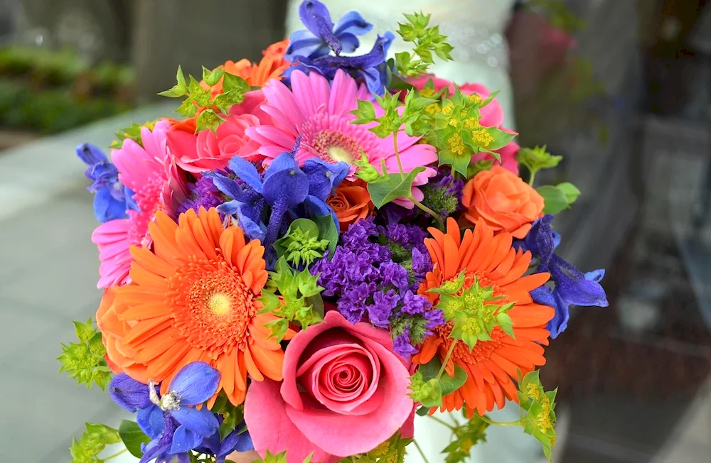 Beautiful bright bouquet