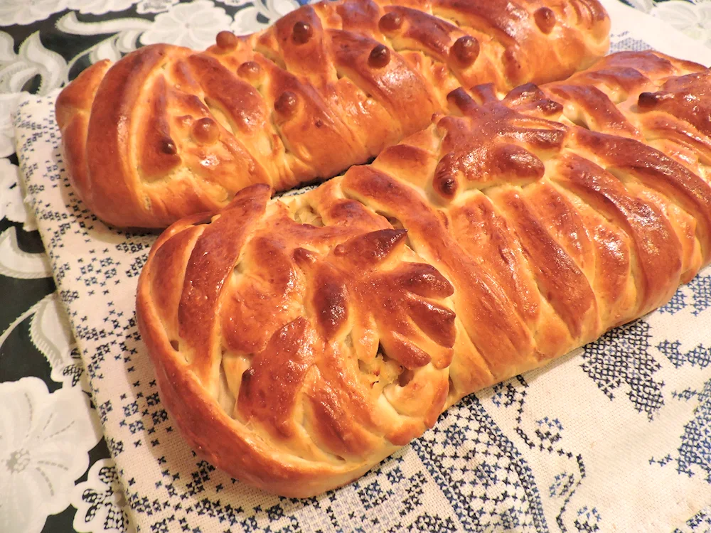 Beautiful cabbage pie