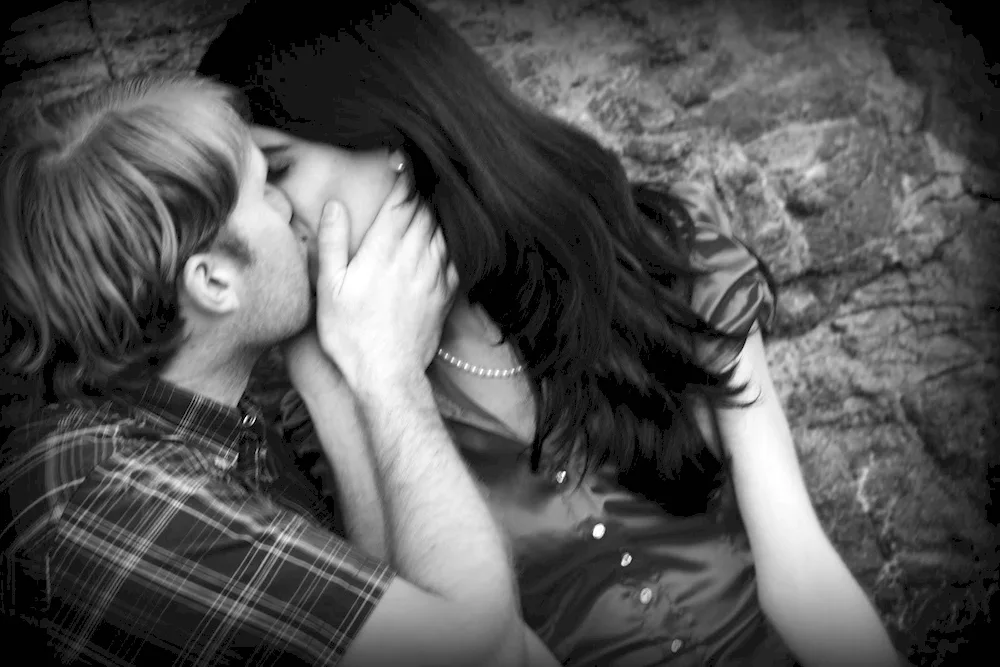 Anime romance school with kissing