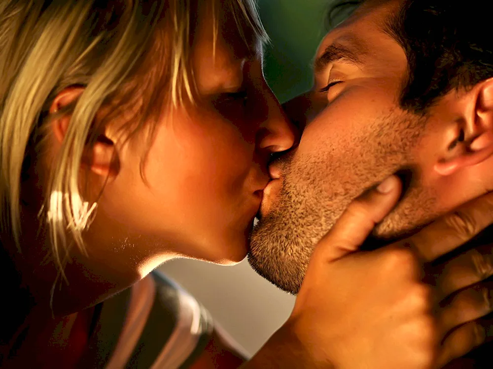 Beautiful kissing