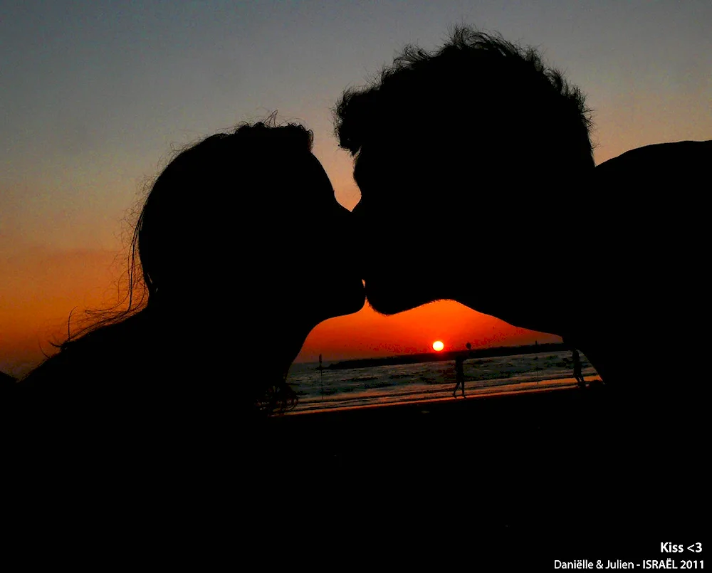 Beautiful kissing