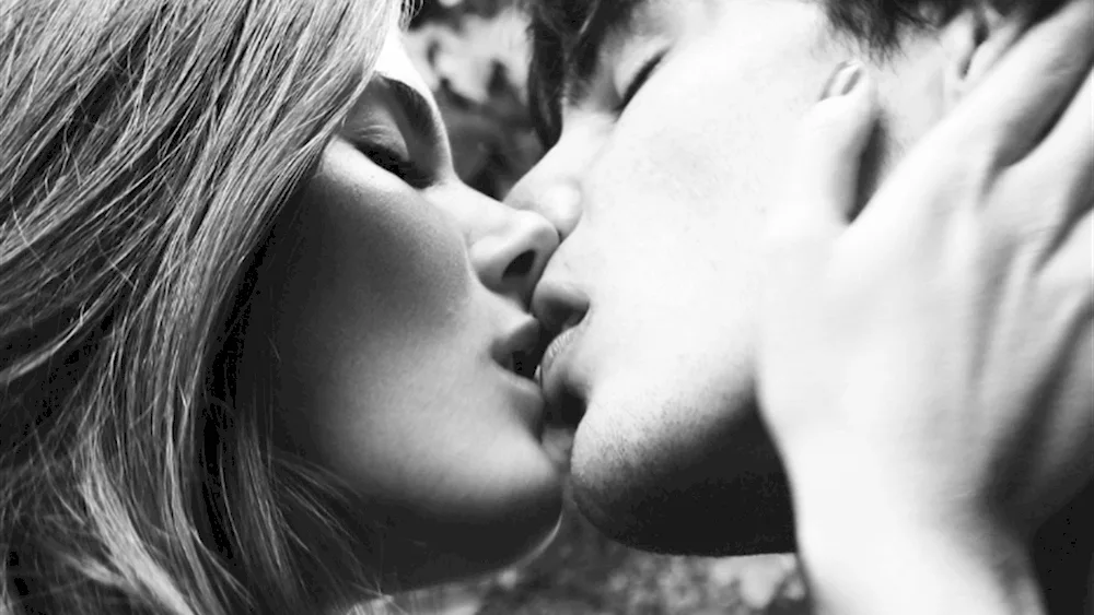 Beautiful kissing