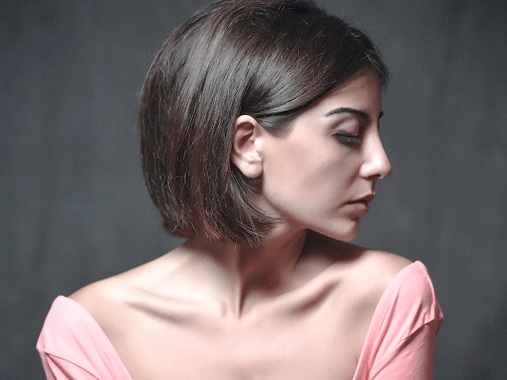 Beautiful face profile