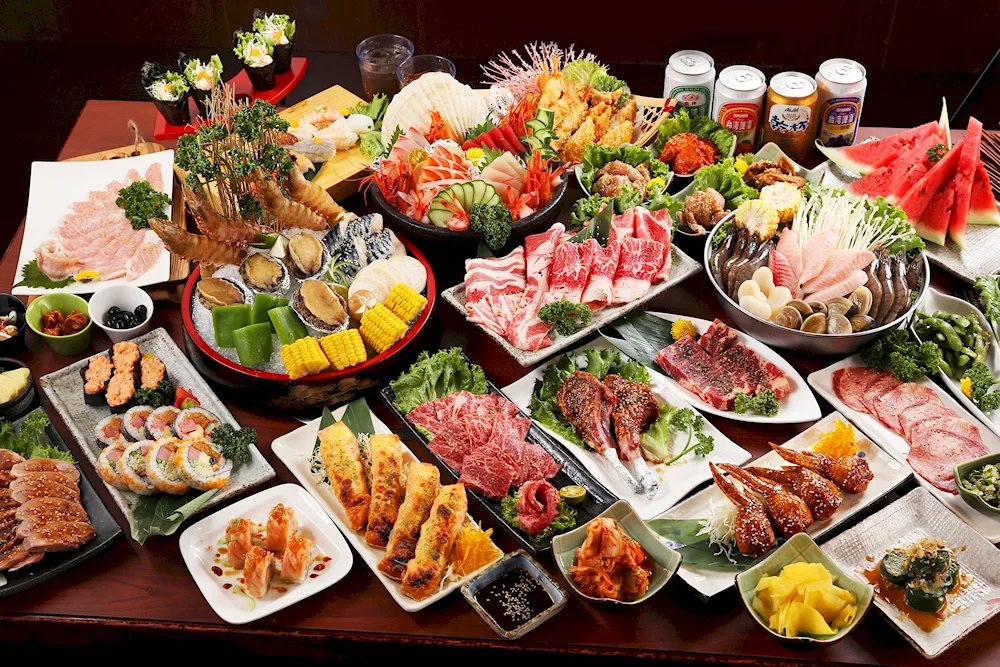 Gorgeous table with food food