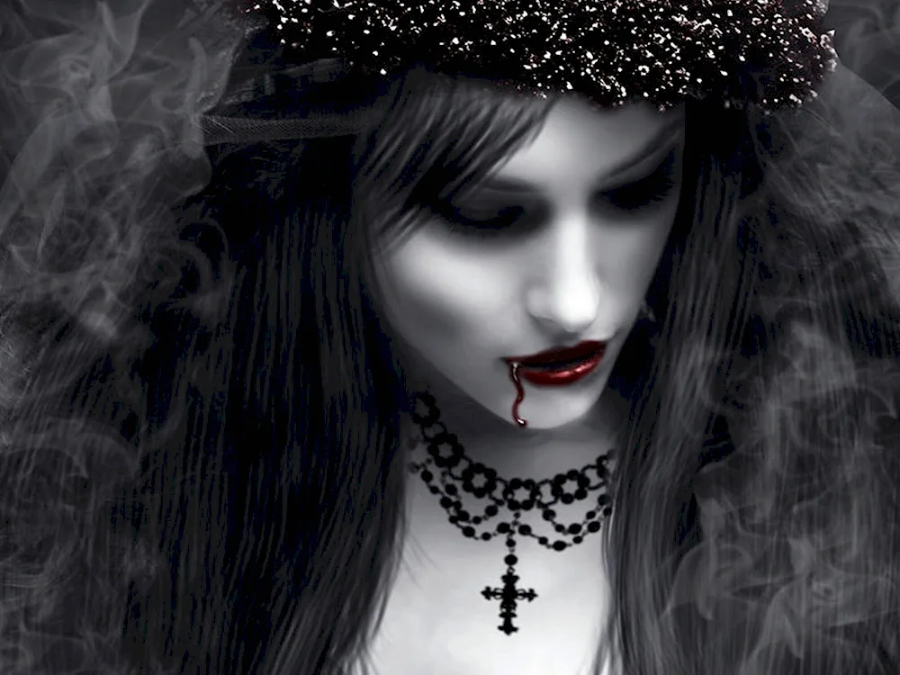 Beautiful vampire