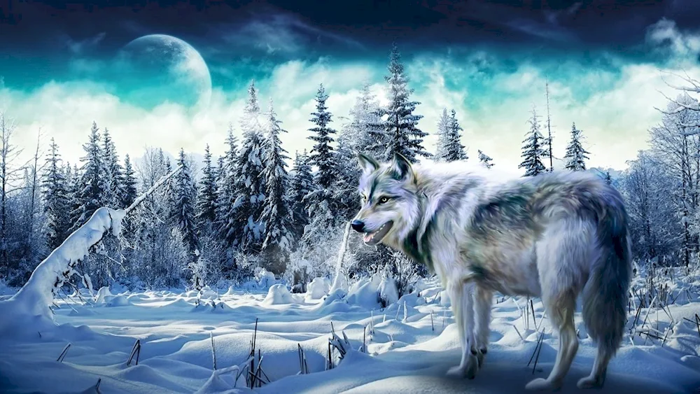 Beautiful wolf