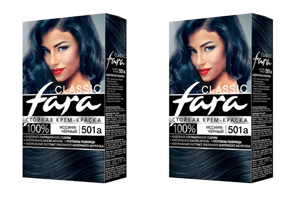 Fara Classic hair dye 501 black