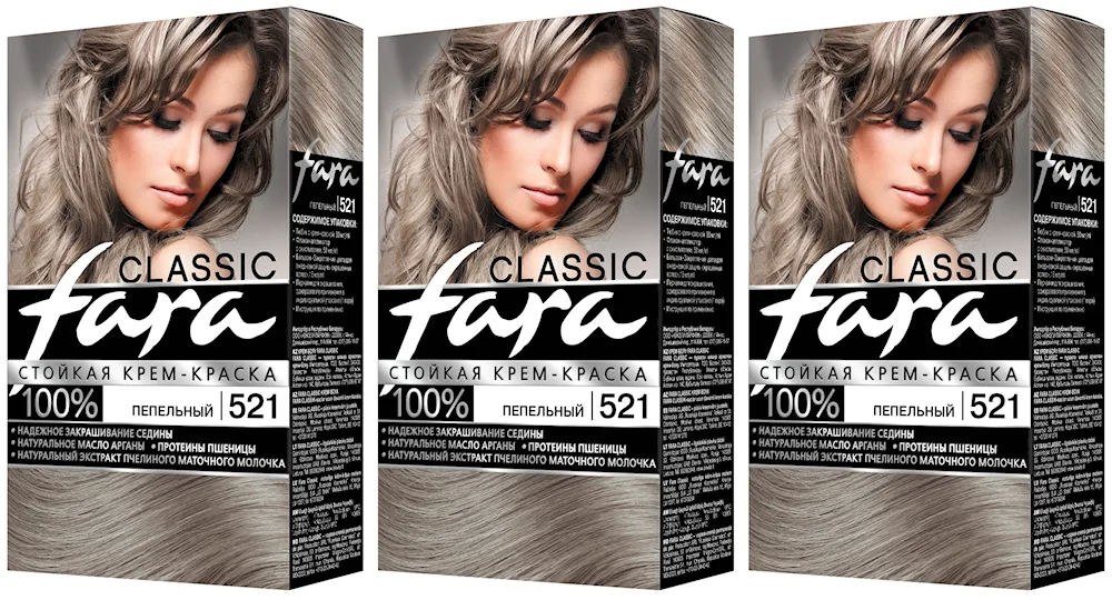 Far ash hair dye 521