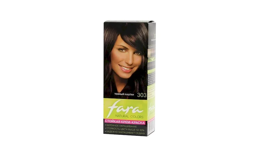 Gamma perfect colour hair dye fara dark chestnut