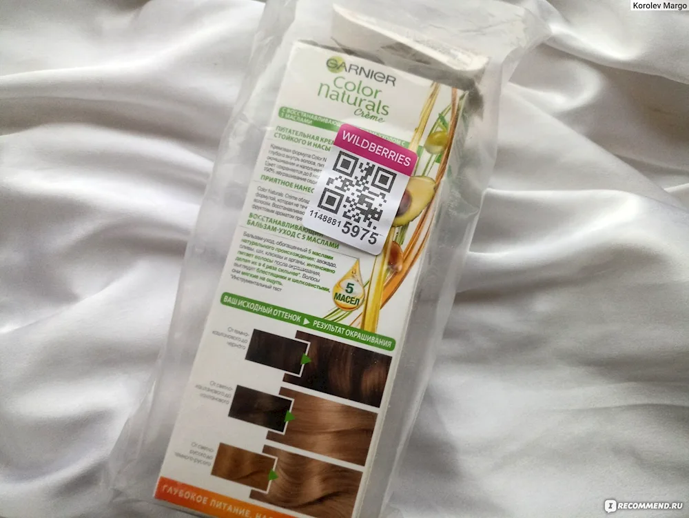 Garnier hair colour