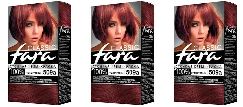 Garnet hair colour