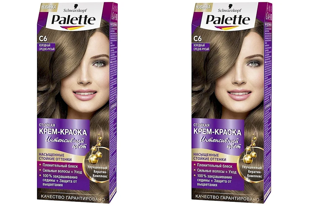 Palette hair dye cool medium blonde