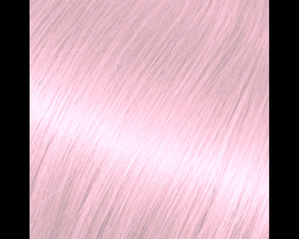 Pearlescent pink hair dye