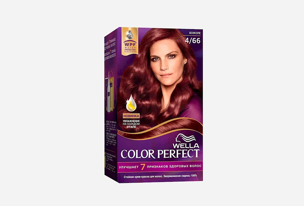 Vella hair dye shade 4.66