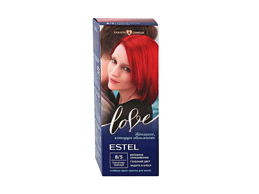 Estel Love hair colour palette854 copper red