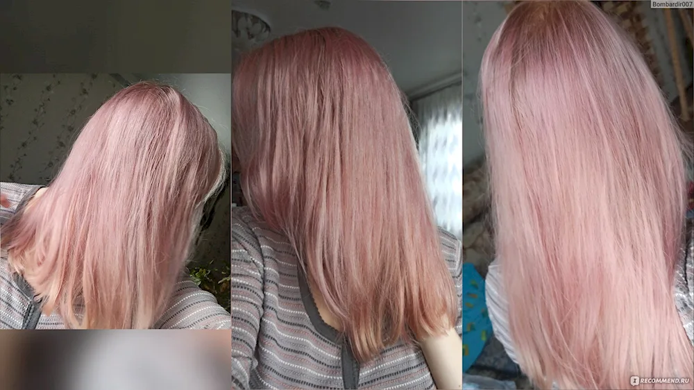 Pepel pink hair colour