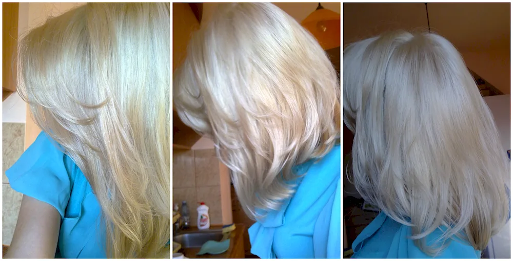 Estel pearl ash blonde dye
