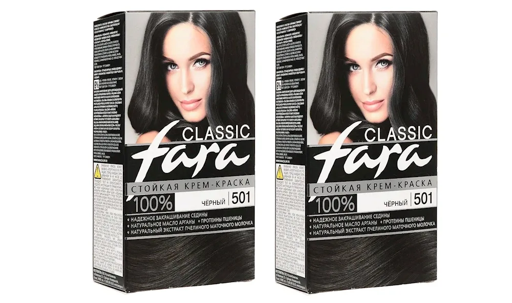 Fara hair dye 501 black