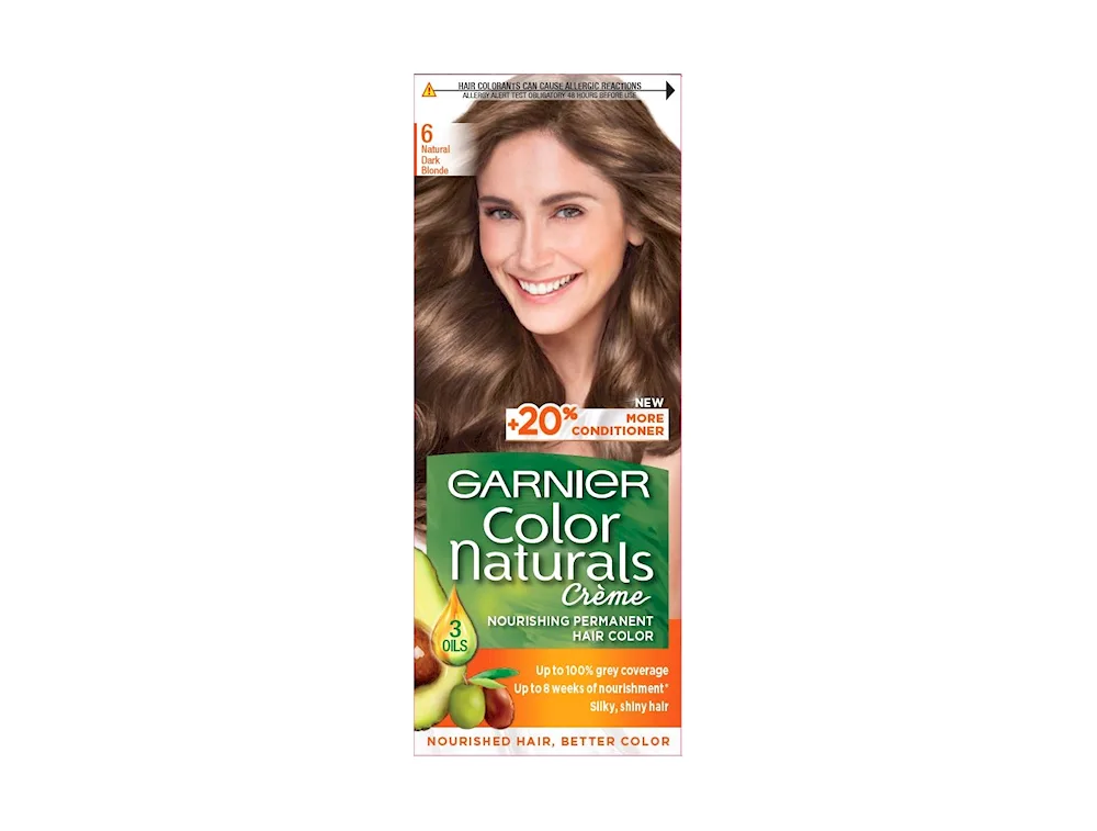 Garnier 6 hazelnut hair dye