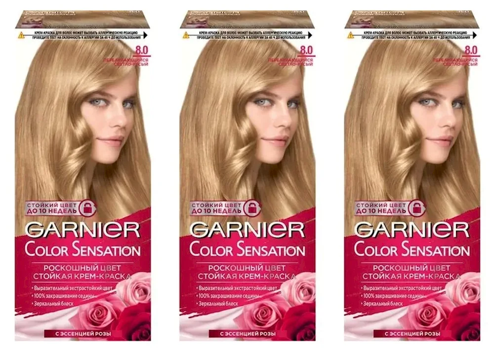 Pearlescent blonde dye